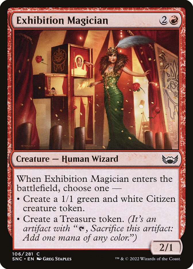 Exhibition Magician card front