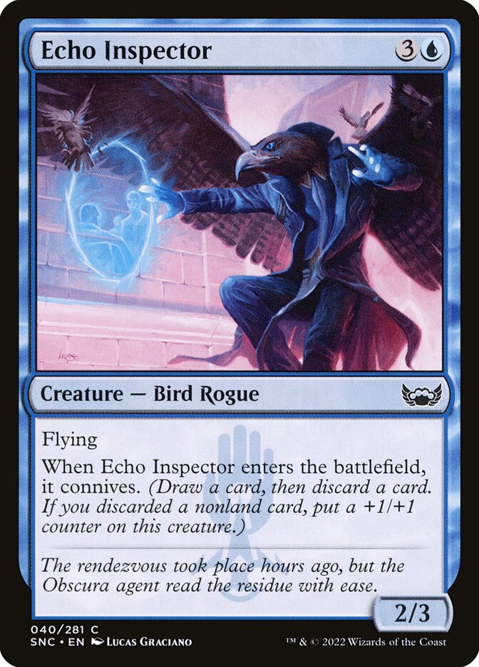 Echo Inspector card front
