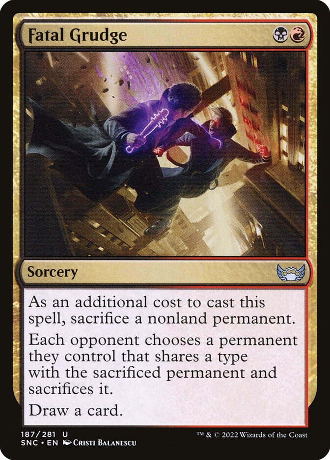 Fatal Grudge card front