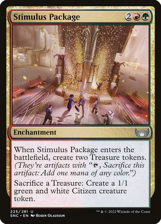 Stimulus Package card front