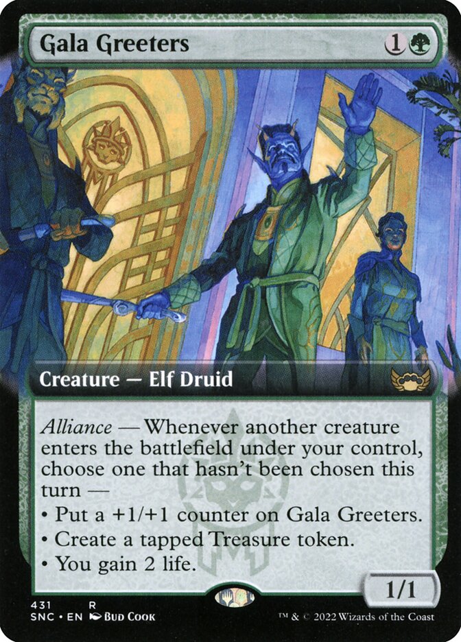 Gala Greeters card front