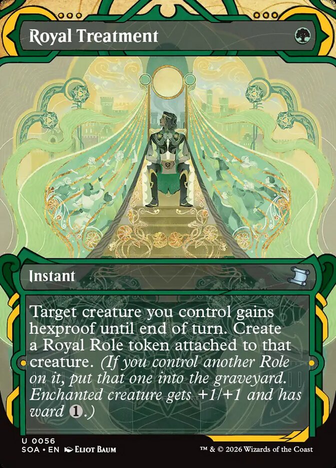 Royal Treatment card front