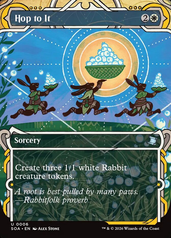 Hop to It card front