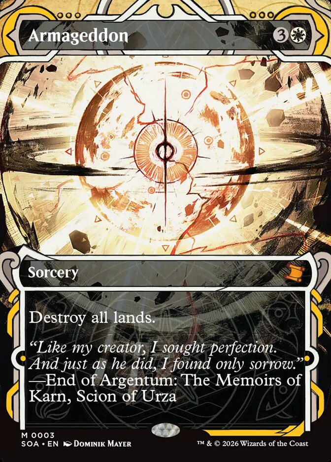 Armageddon card front