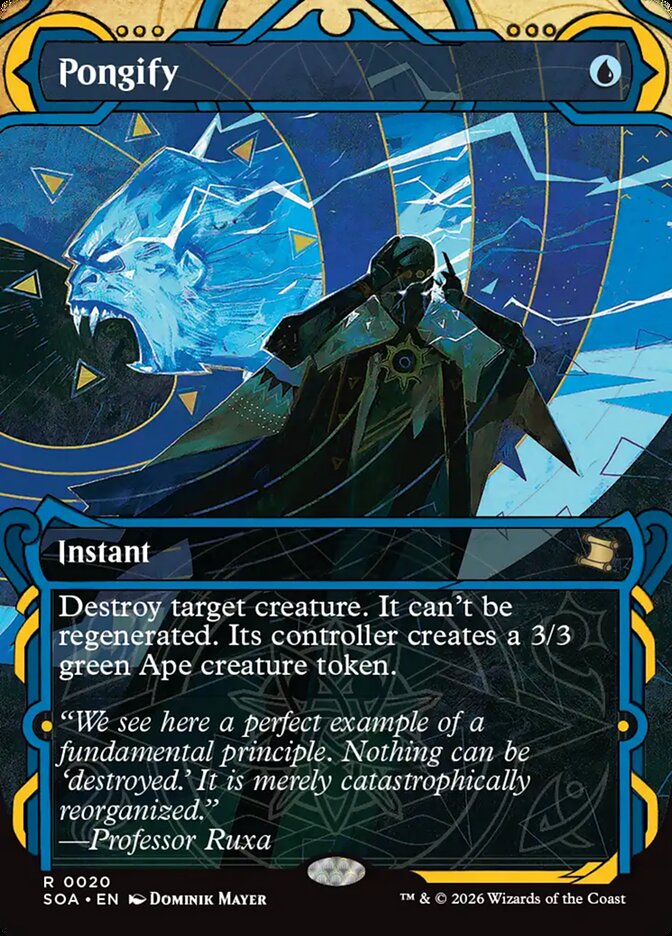 Pongify card front