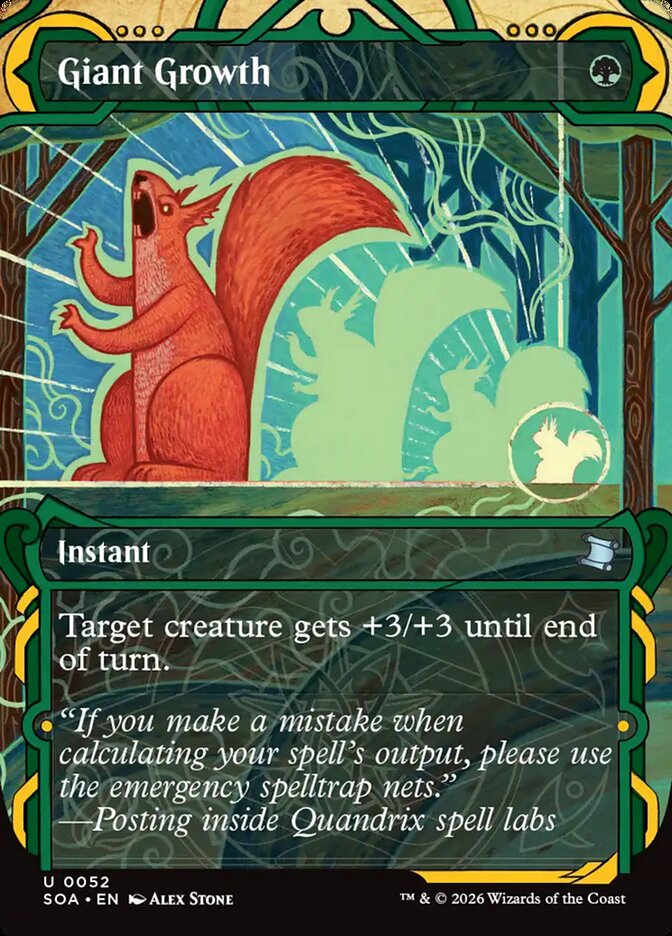 Giant Growth card front