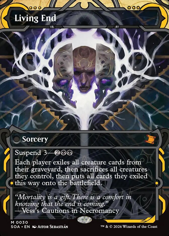 Living End card front