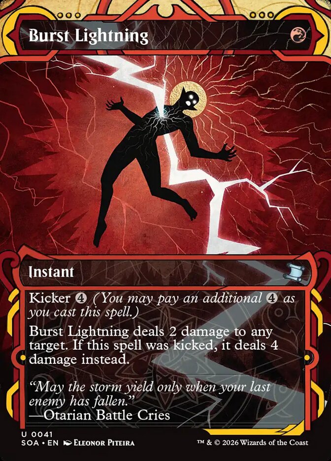 Burst Lightning card front