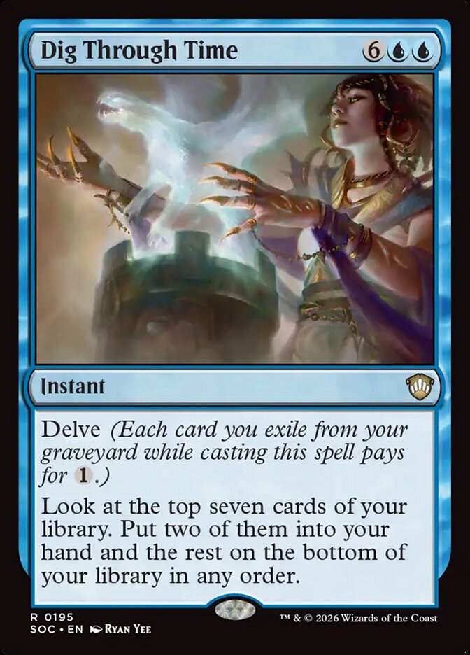 Dig Through Time card front