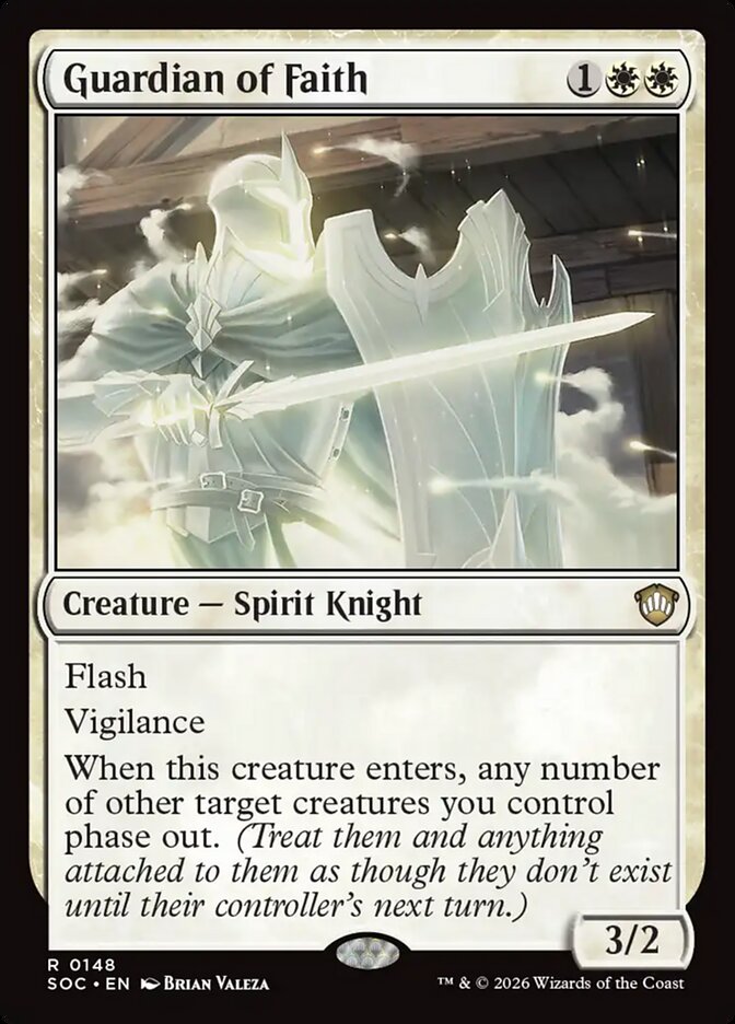 Guardian of Faith card front