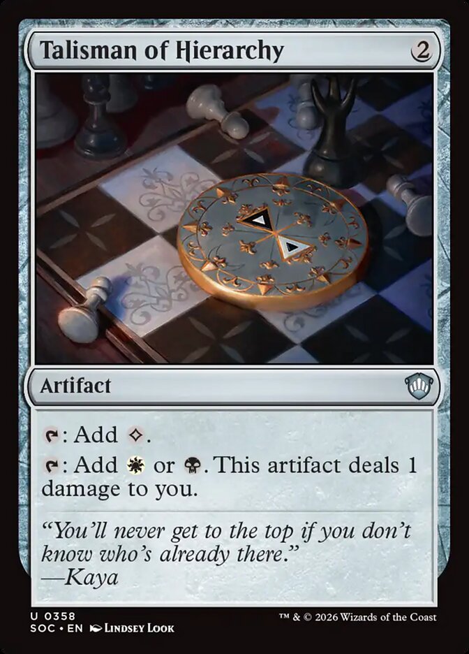 Talisman of Hierarchy card front