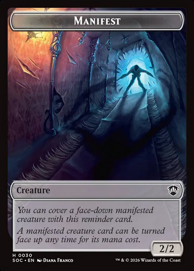 Manifest card front