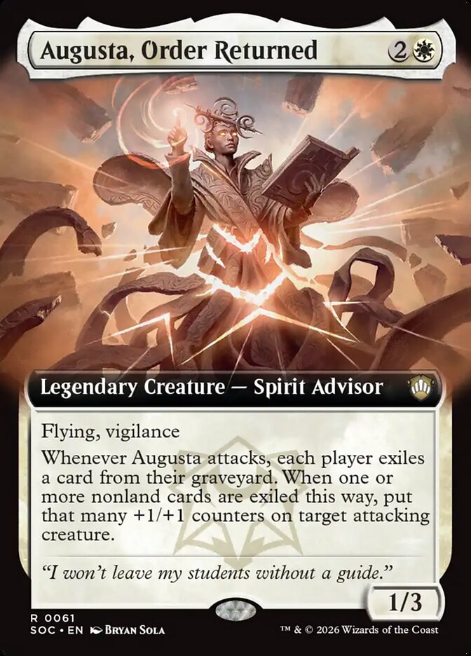 Augusta, Order Returned card front
