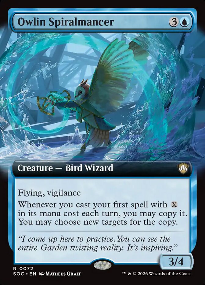 Owlin Spiralmancer card front