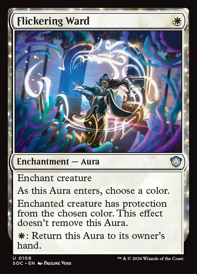 Flickering Ward card front