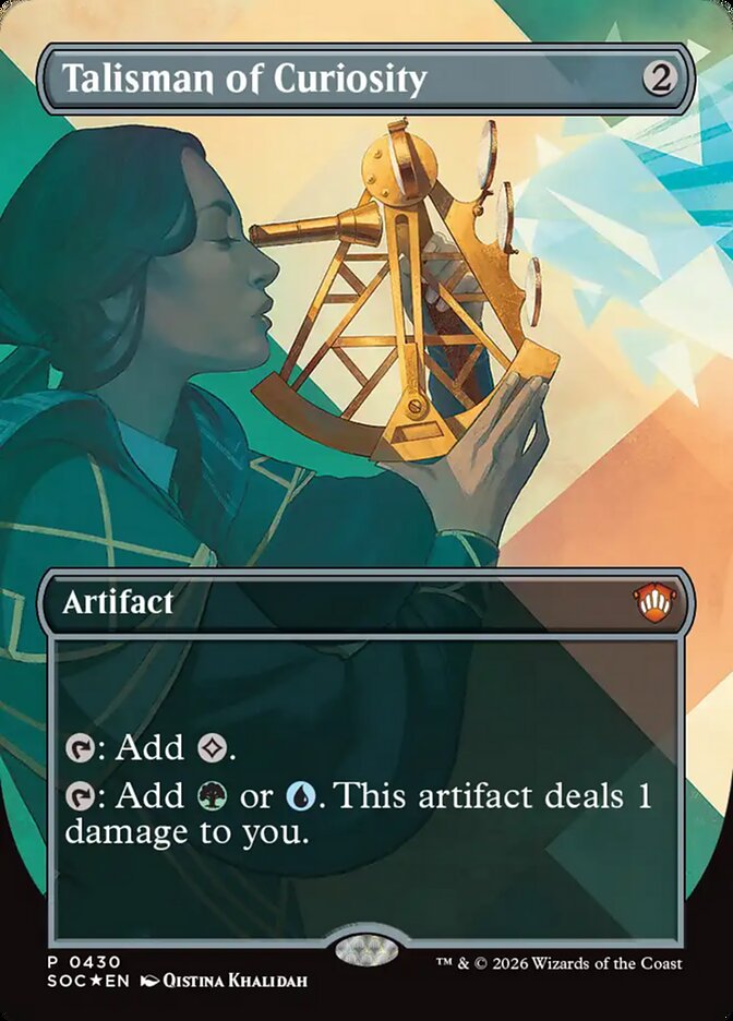 Talisman of Curiosity card front
