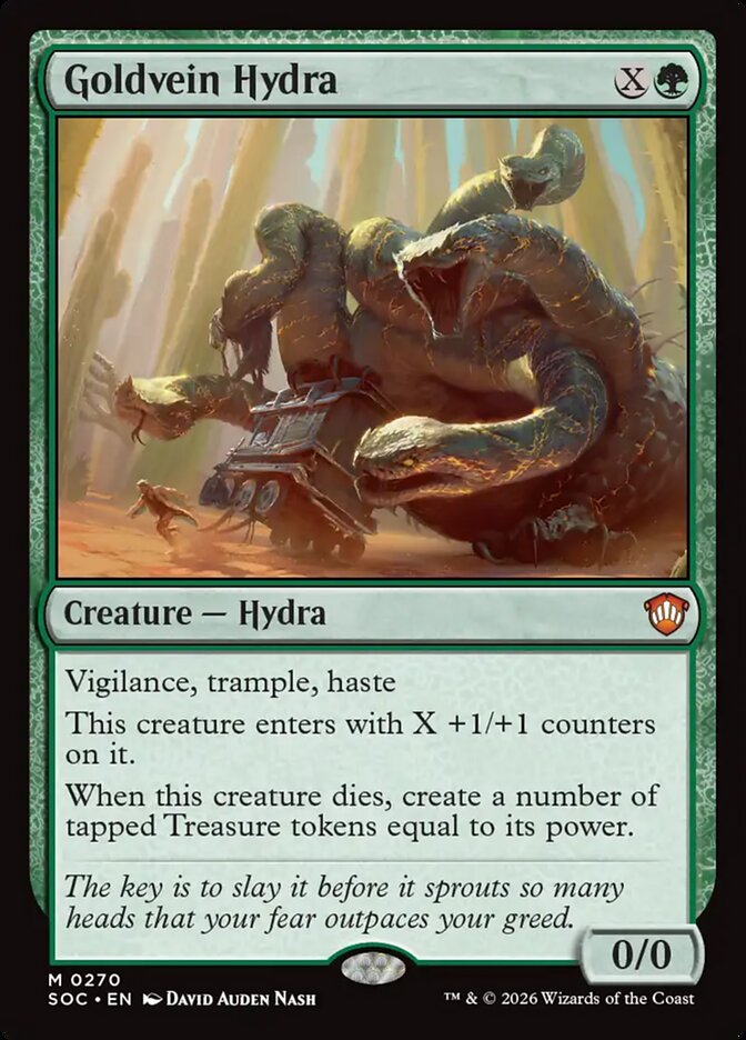 Goldvein Hydra card front