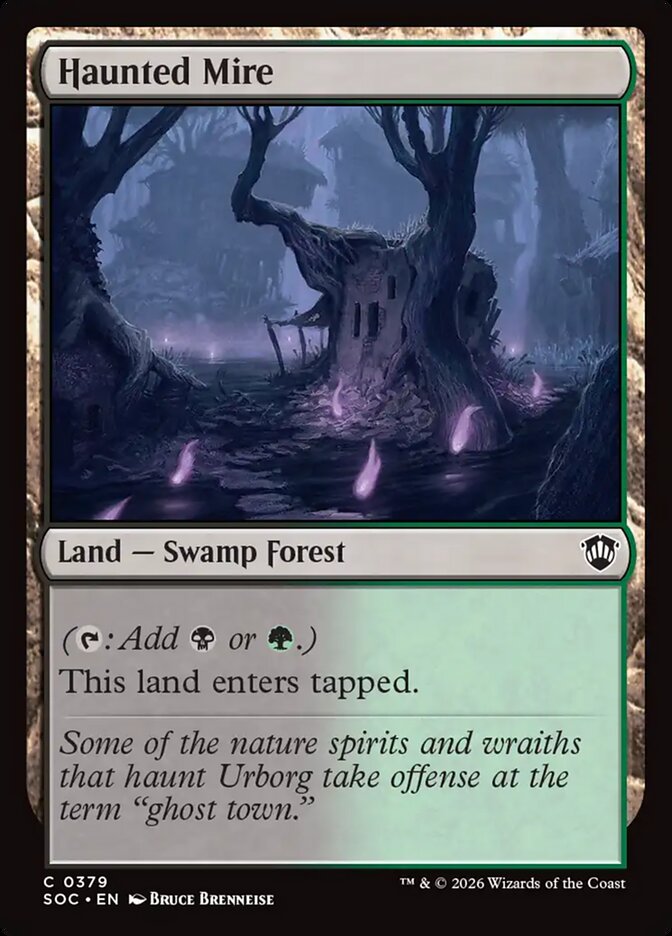 Haunted Mire card front