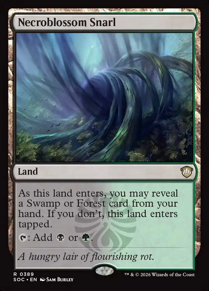 Necroblossom Snarl card front