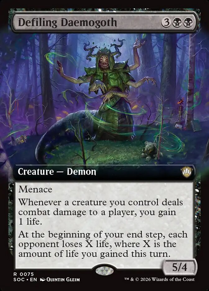 Defiling Daemogoth card front
