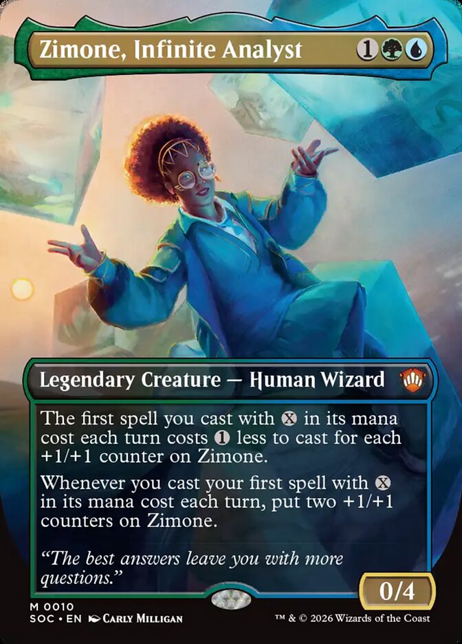 Zimone, Infinite Analyst card front