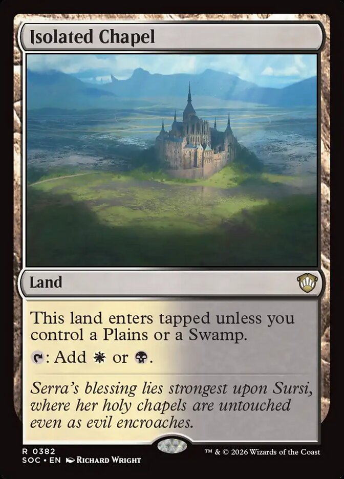 Isolated Chapel card front