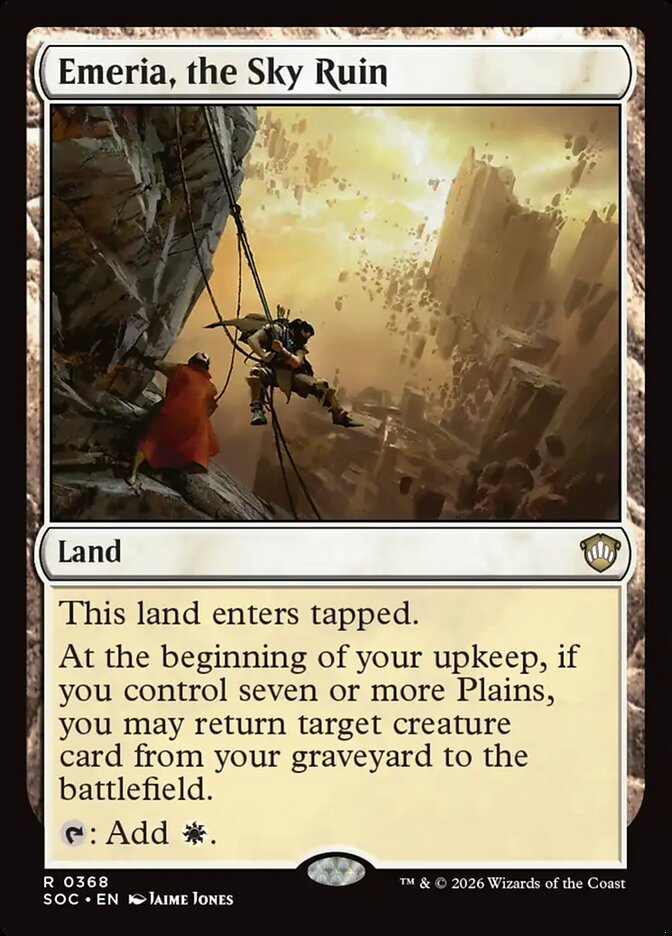 Emeria, the Sky Ruin card front