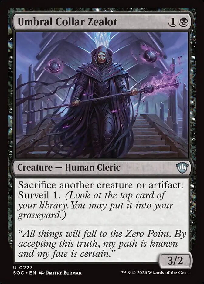 Umbral Collar Zealot card front