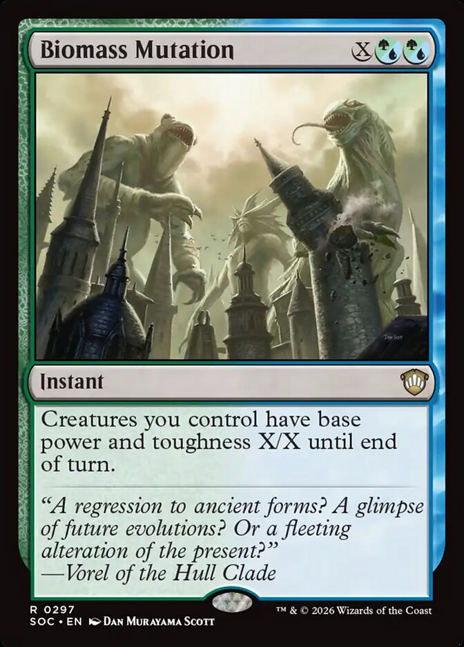 Biomass Mutation card front
