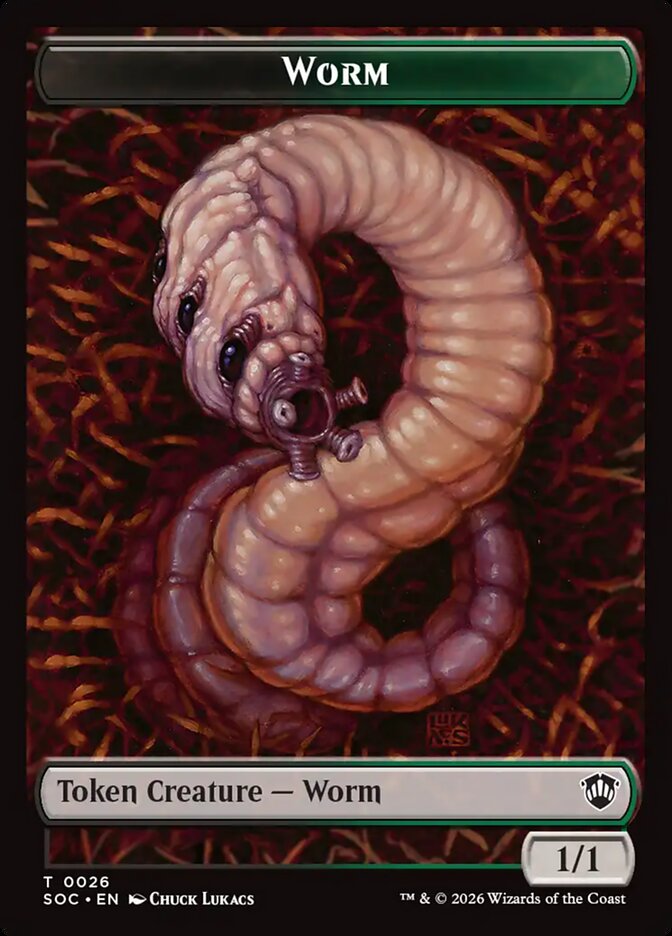 Worm card front