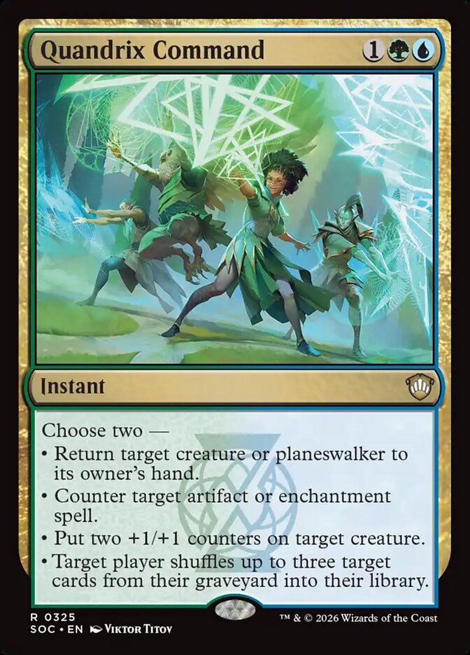 Quandrix Command card front