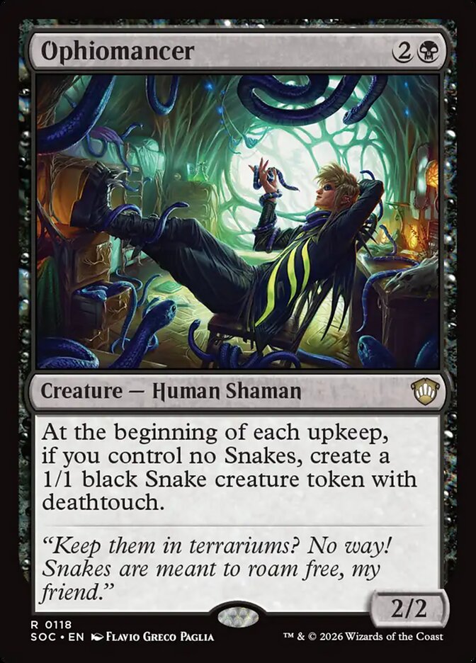 Ophiomancer card front