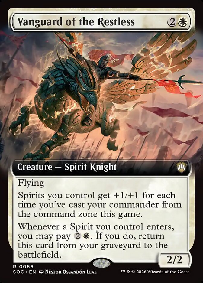 Vanguard of the Restless card front