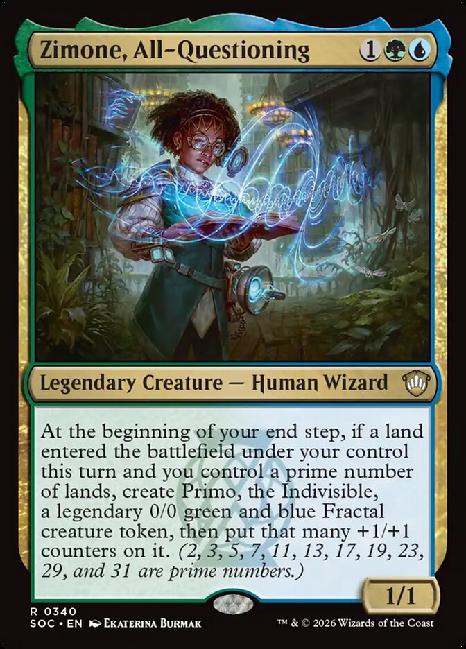 Zimone, All-Questioning card front