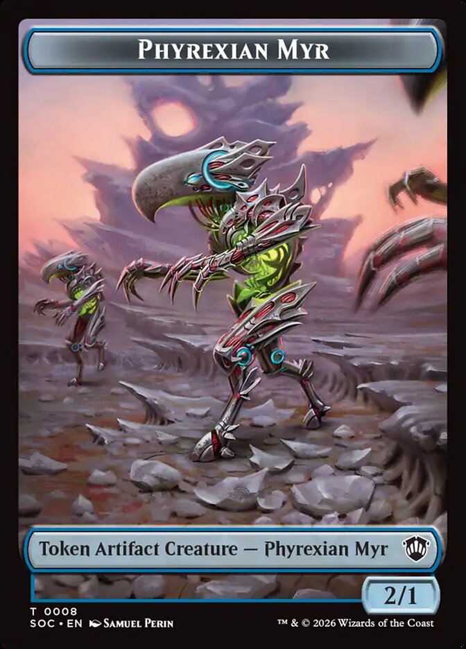 Phyrexian Myr card front