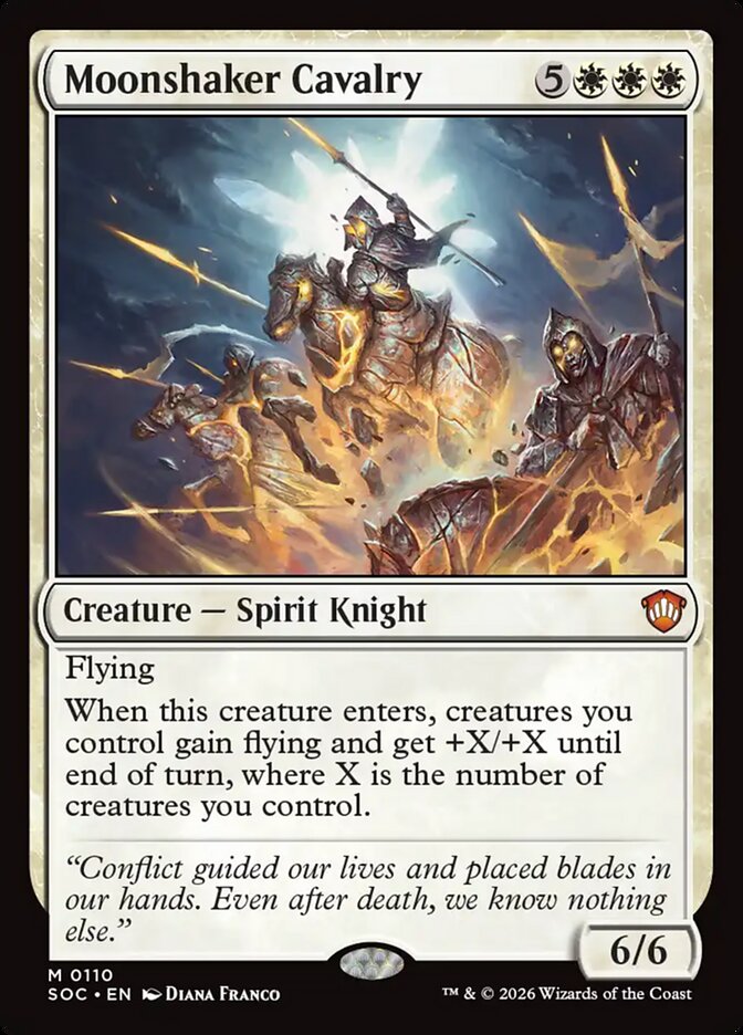 Moonshaker Cavalry card front