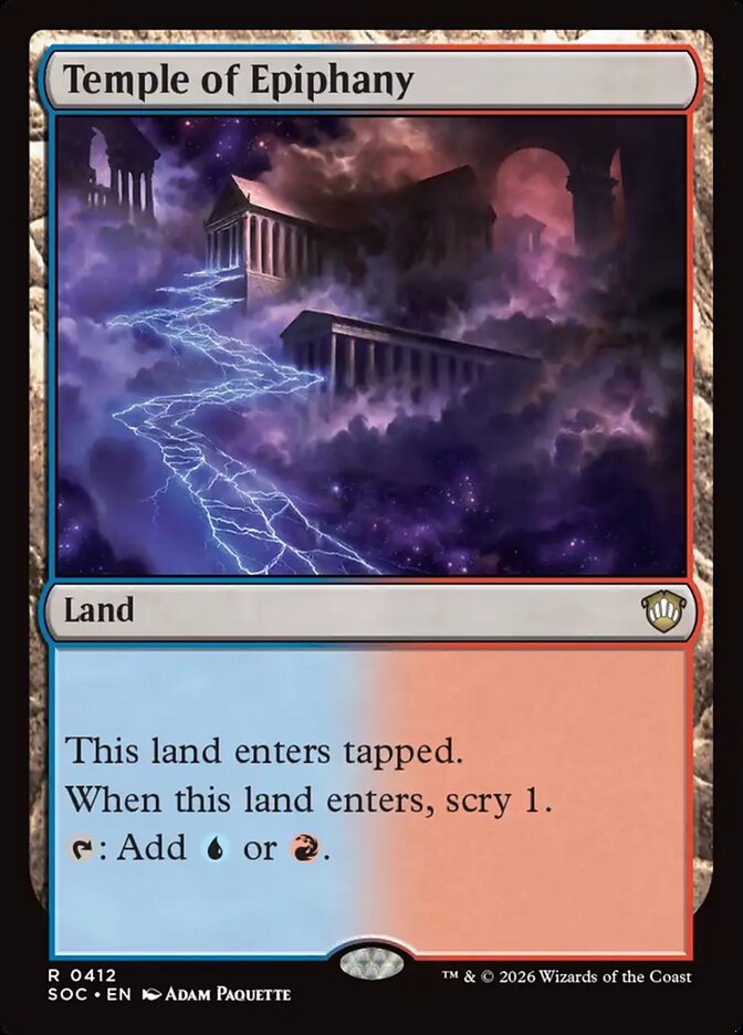 Temple of Epiphany card front