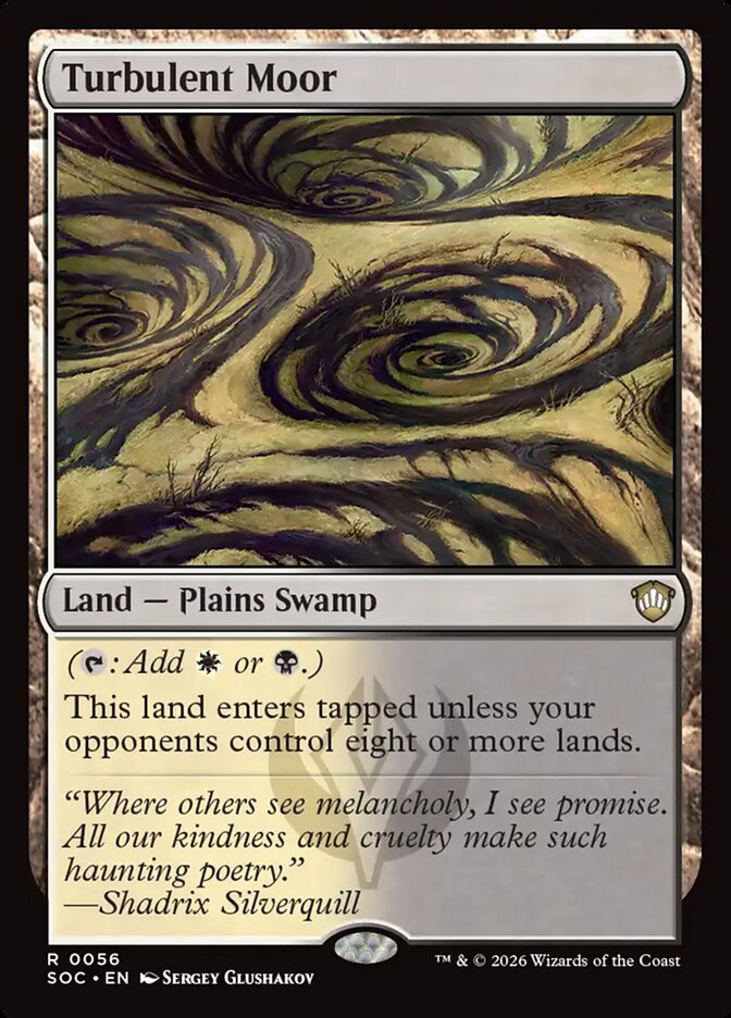 Turbulent Moor card front