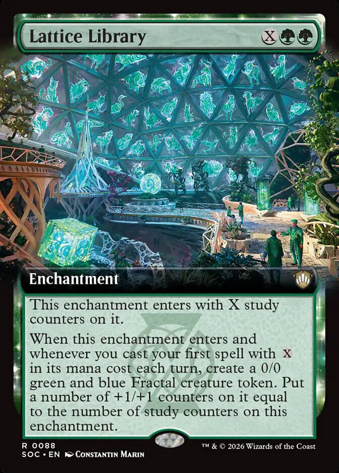 Lattice Library card front