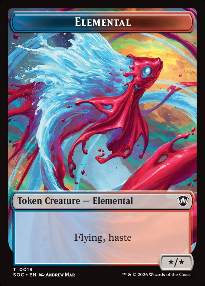 Elemental card front