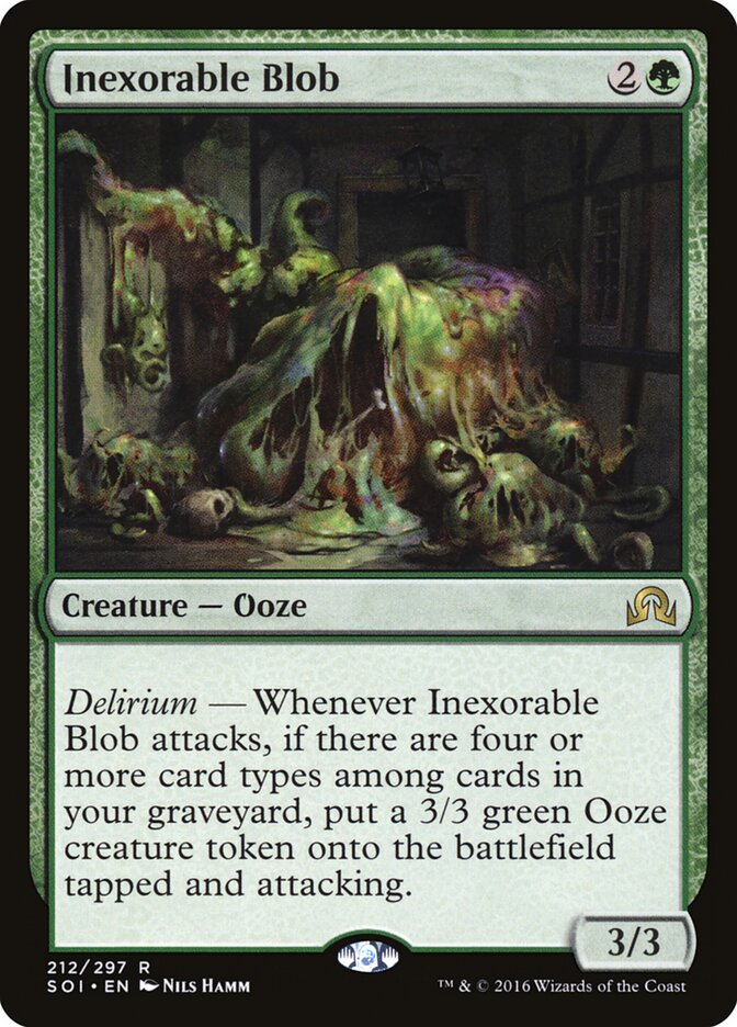Inexorable Blob card front