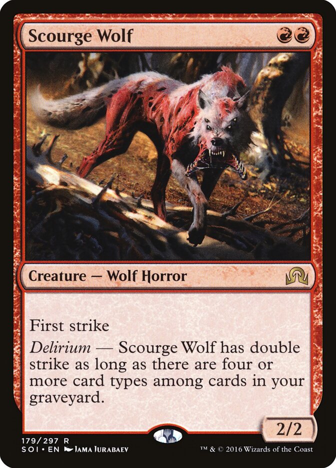Scourge Wolf card front
