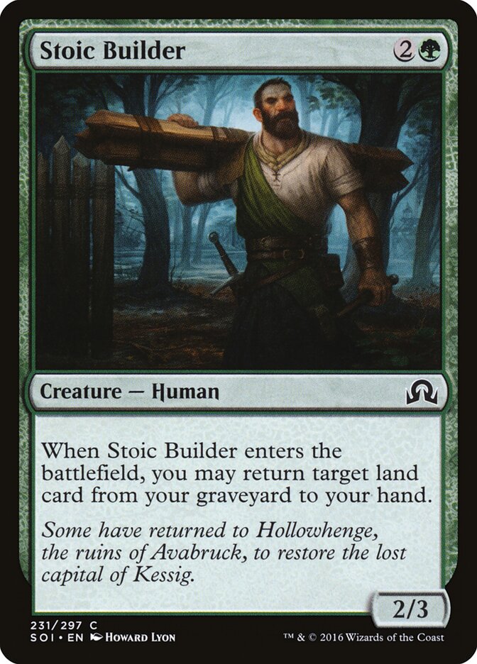 Stoic Builder card front