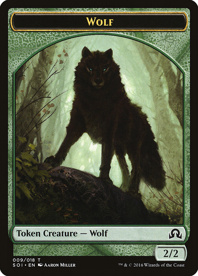 Wolf card front