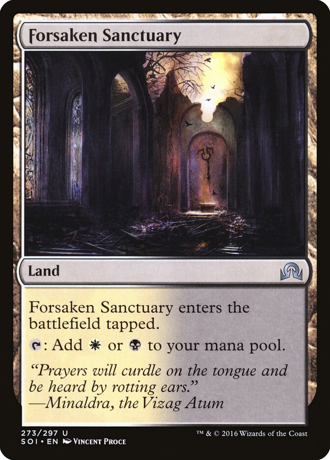 Forsaken Sanctuary card front