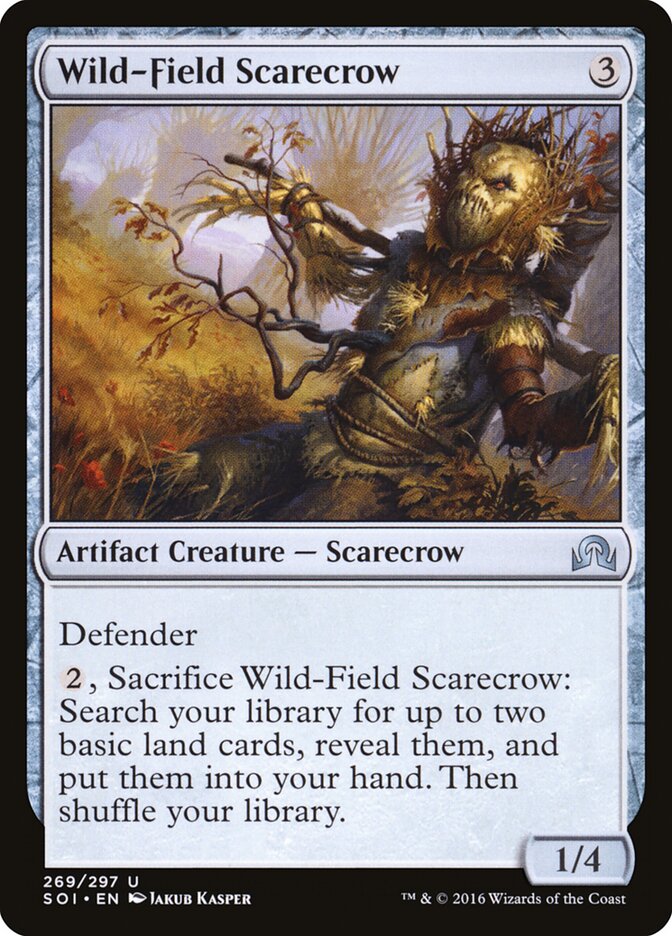 Wild-Field Scarecrow card front