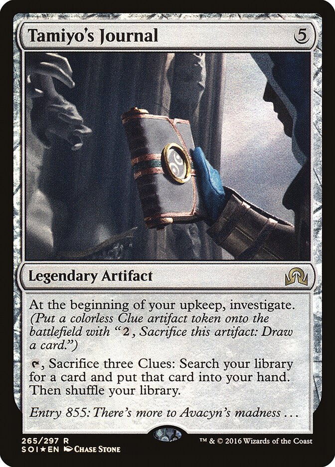 Tamiyo's Journal card front