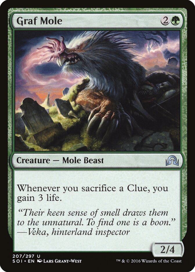 Graf Mole card front