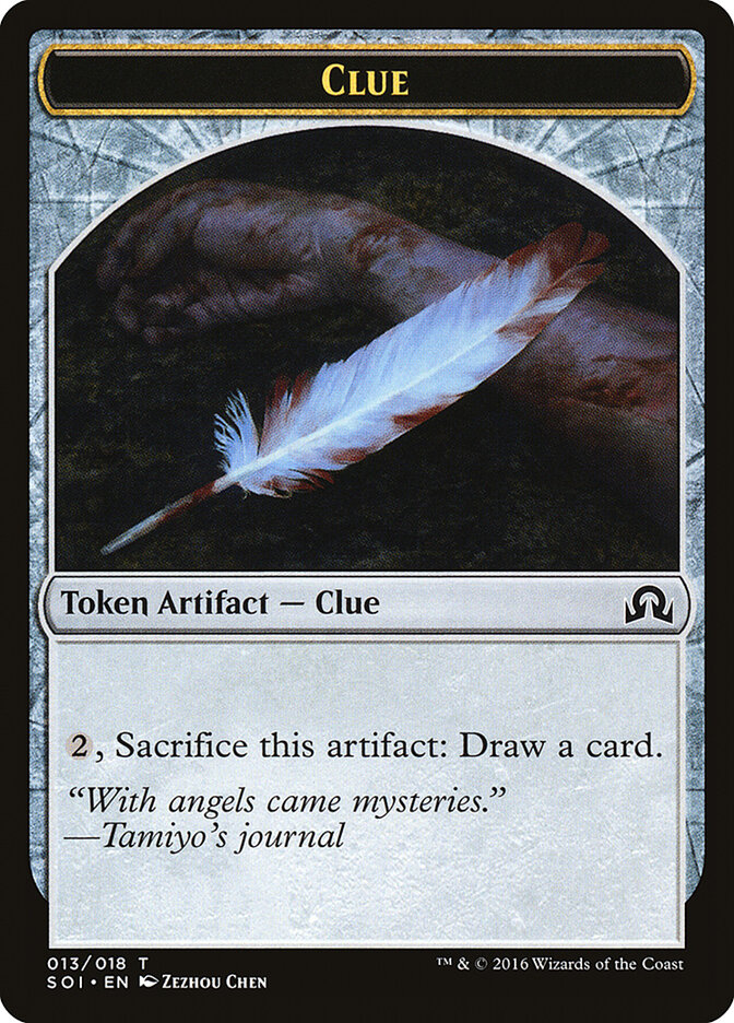 Clue card front