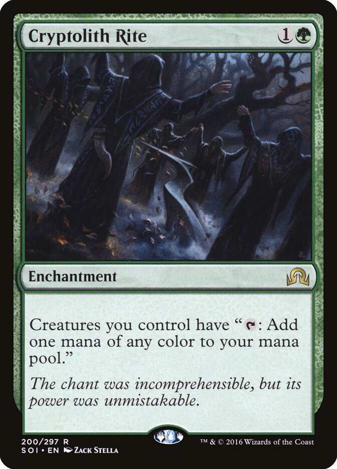 Cryptolith Rite card front